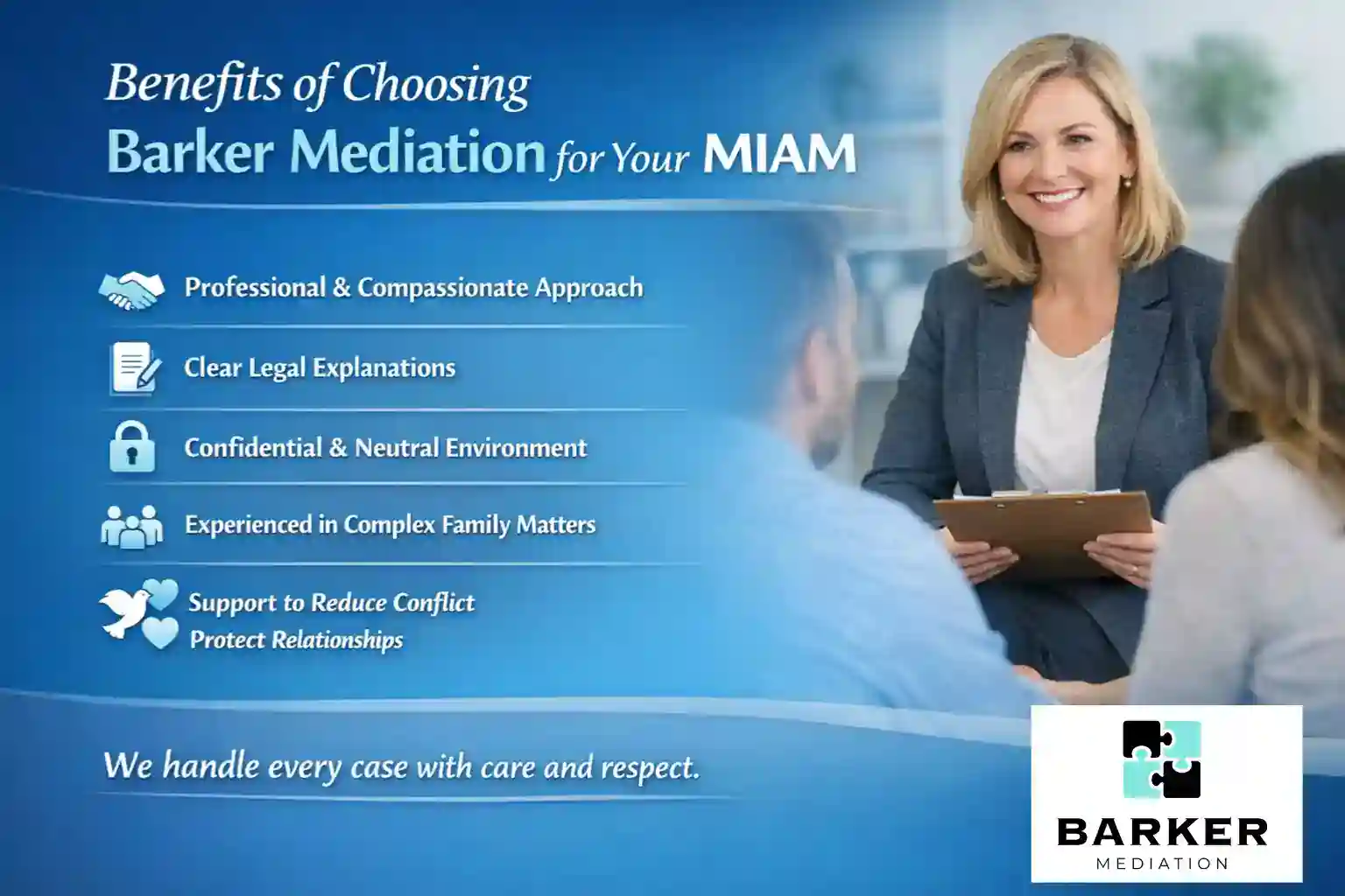 Benefits of Choosing Barker Mediation for Your MIAM Wolverhampton
